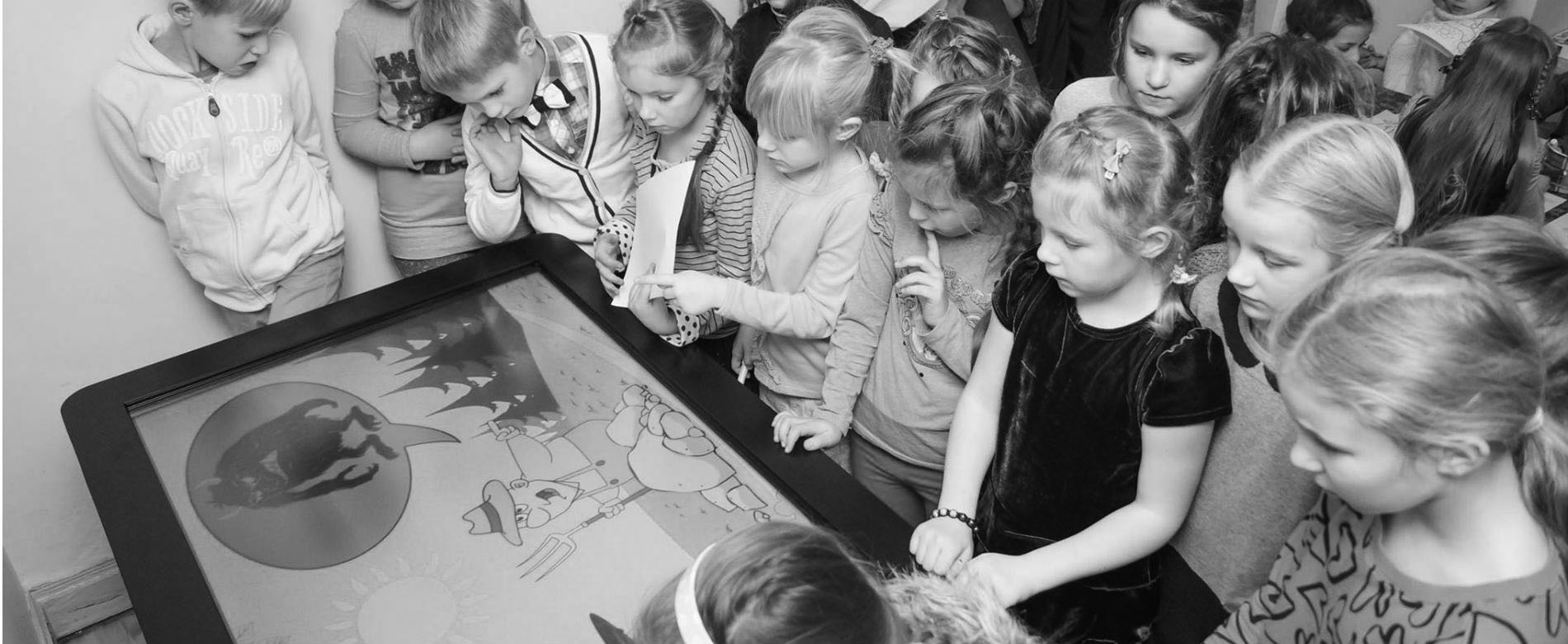 Interaktyvus stalas  vaikams specialiu užsakymu Rokiškio krašto muziejui